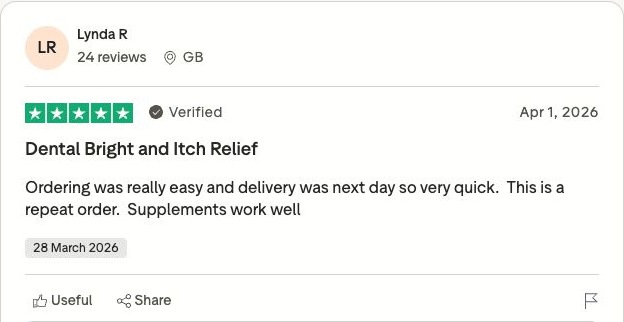 Genuine Trustpilot customer review screenshot